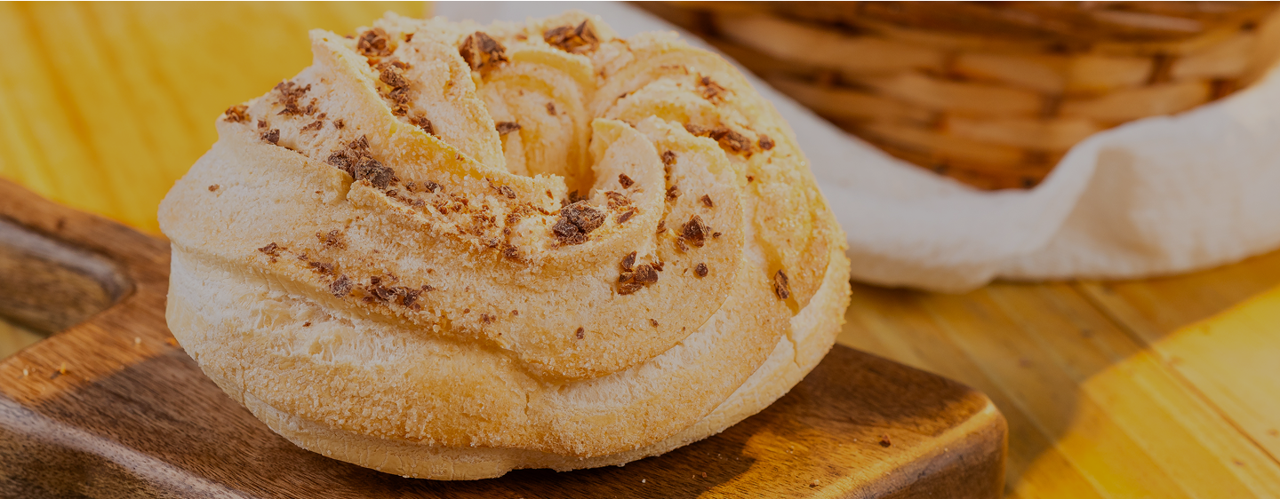 Rosca doce em destaque