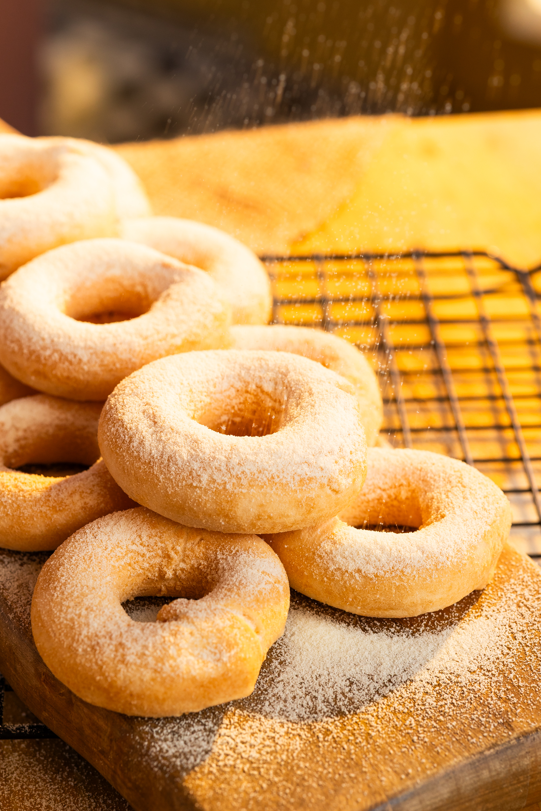 Rosquinhas com textura de polvilho
