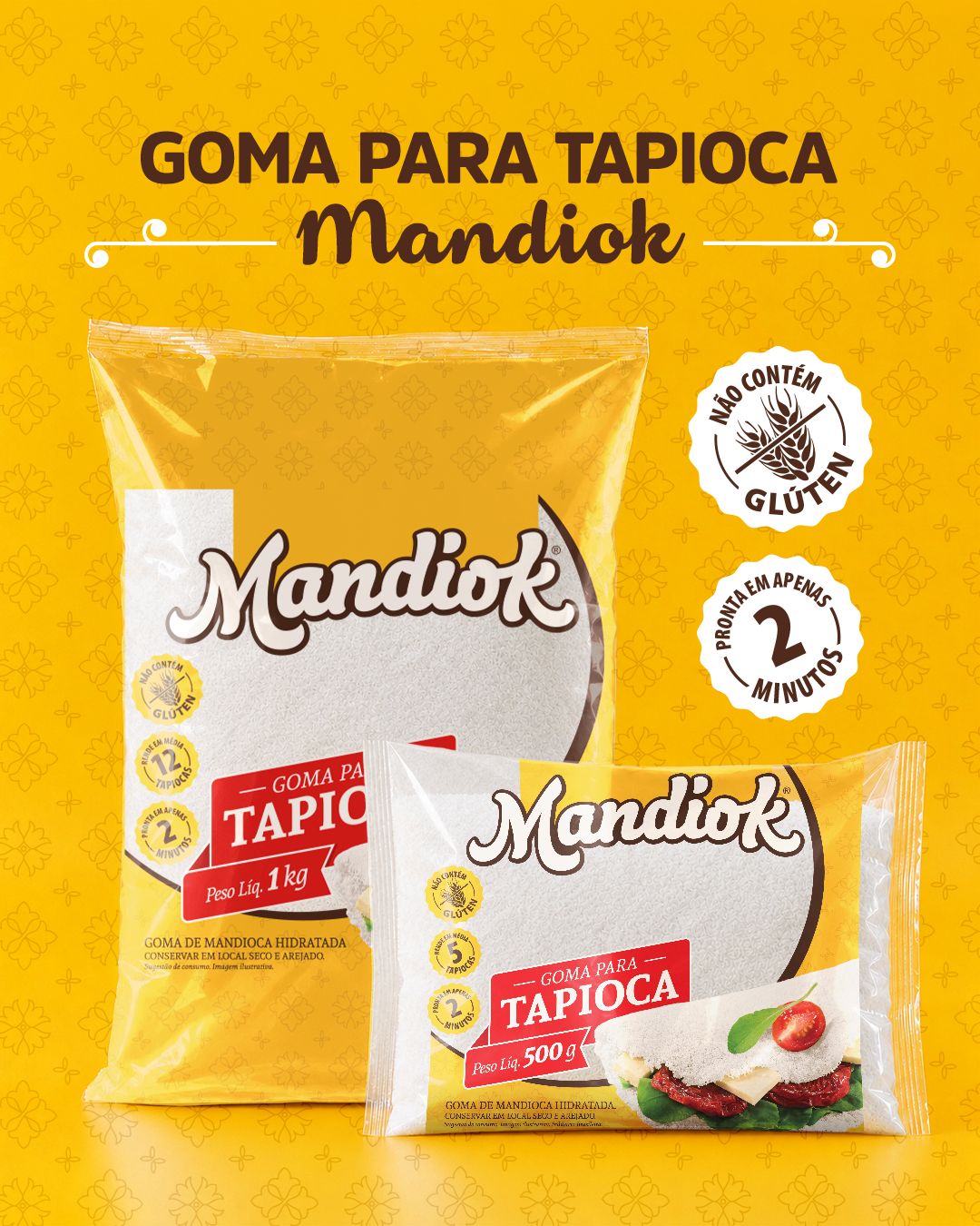 Lançamento Goma para Tapioca 1kg